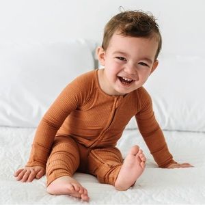 🤎Like New LS Heather Spice Ribbed Zippy🤎